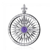 Compass Rose Gemstone Pendant TP3152 - Pendants